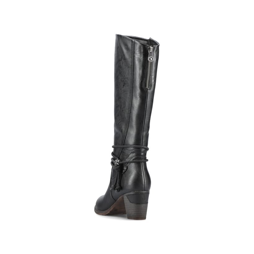 Rieker Artikelnummer 96059-00 Rieker Damen Hochschaftstiefel tiefschwarz Fabrikverkauf
