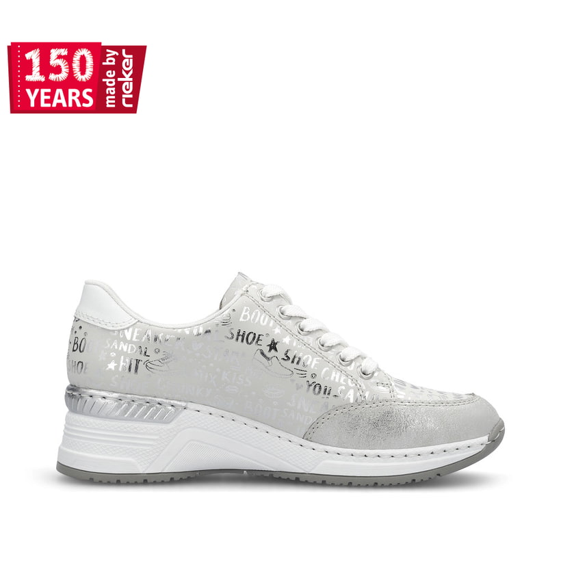 Rieker Artikelnummer N4316-90 Rieker Damen Sneaker Low hellbeige Blitzverkäufe