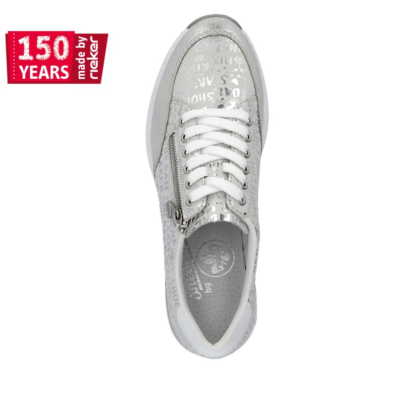 Rieker Artikelnummer N4316-90 Rieker Damen Sneaker Low hellbeige Blitzverkäufe