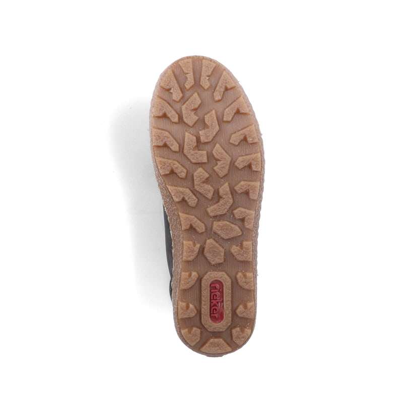 Rieker Artikelnummer N1020-45 Rieker Damen Schnürschuhe asphaltgrau Kostenloser Versand