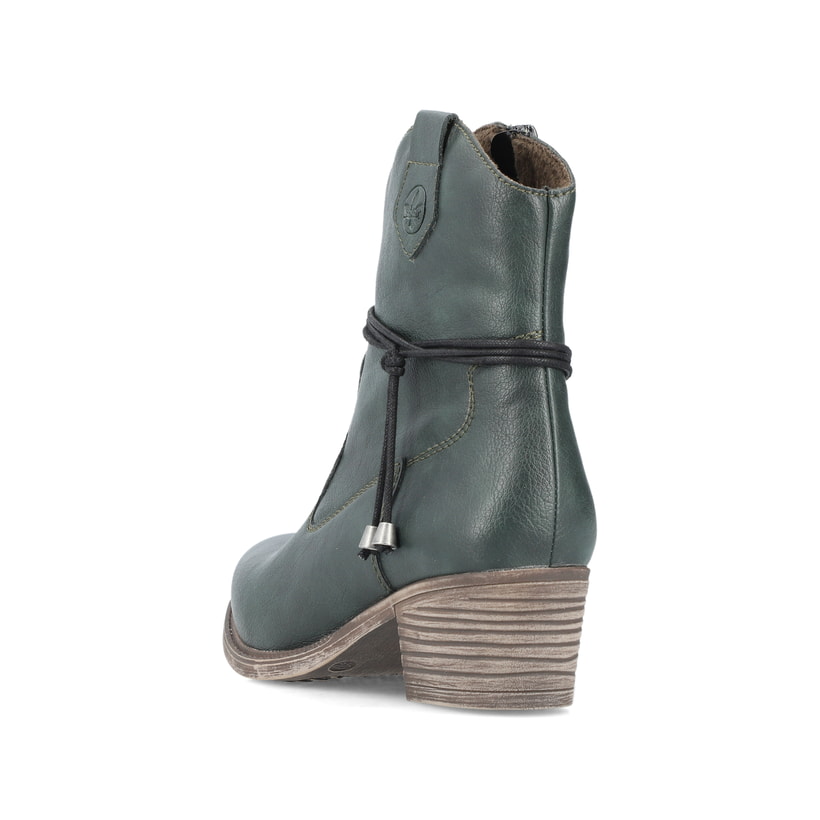 Rieker Artikelnummer 73158-54 Rieker Damen Stiefeletten blaugrün Fabrikpreis