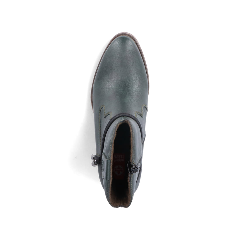 Rieker Artikelnummer 73158-54 Rieker Damen Stiefeletten blaugrün Fabrikpreis