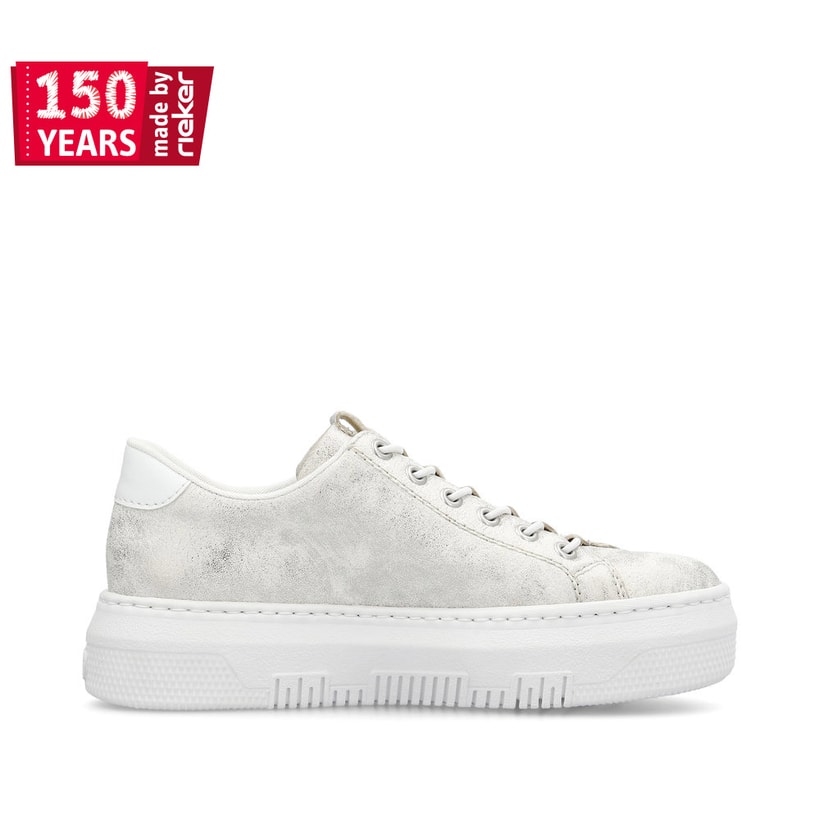Rieker Artikelnummer M1953-60 Rieker Damen Sneaker Low grauweiss Flash Sale