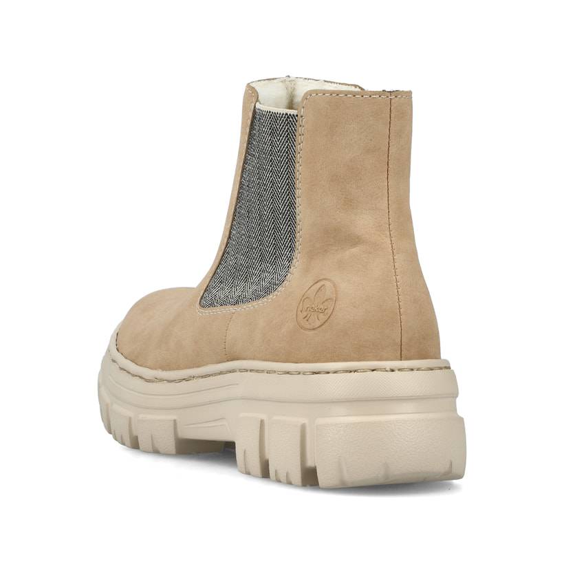 Rieker Artikelnummer Z7465-60 Rieker Damen Chelsea Boots sandbeige Online Shopping