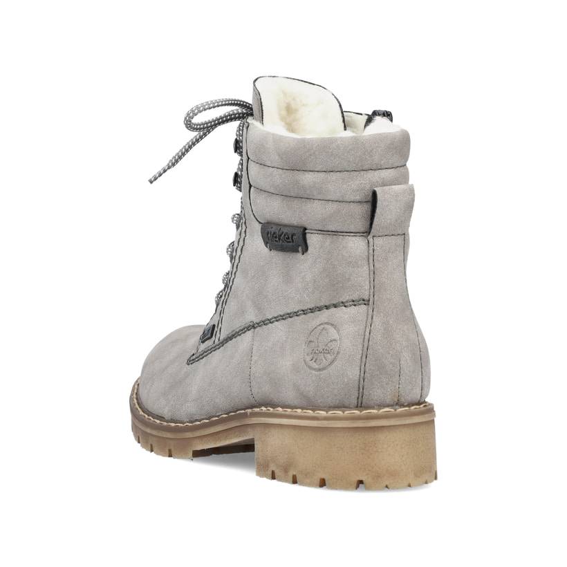 Rieker Artikelnummer Y9125-40 Rieker Damen Schnürstiefel mondgrau Exklusivangebot