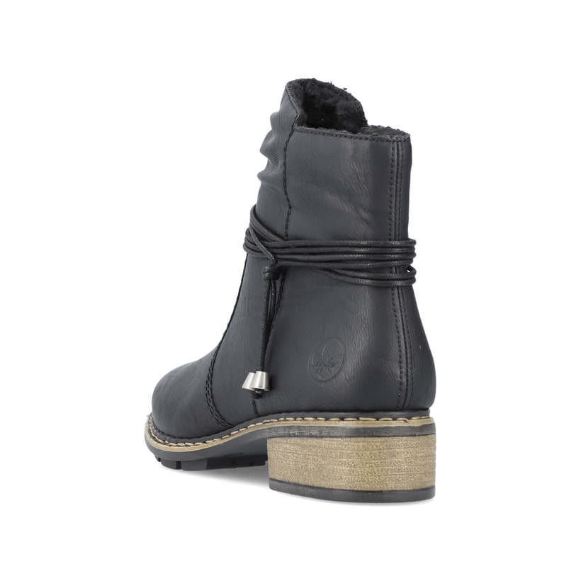 Rieker Artikelnummer 77263-00 Rieker Damen Kurzstiefel nachtschwarz Preisnachlass