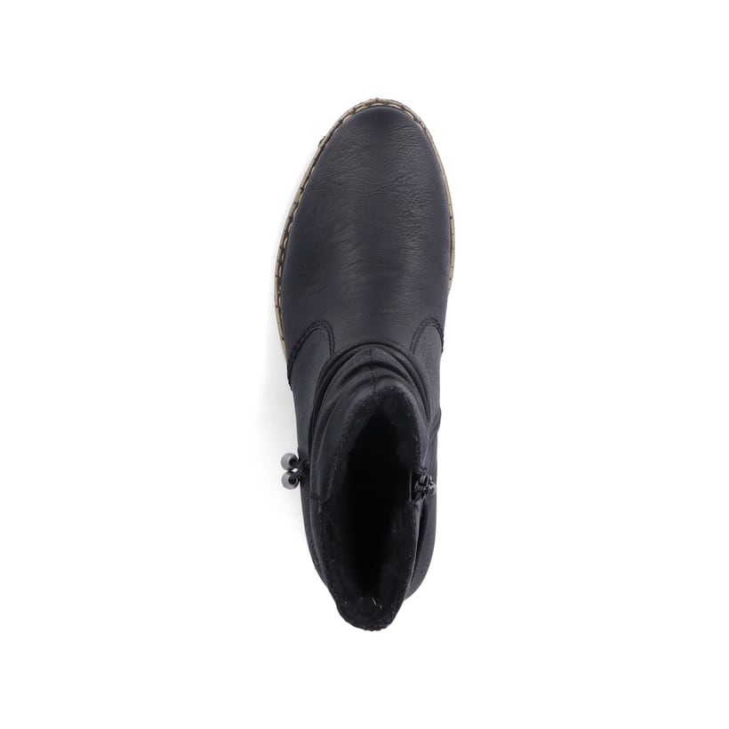 Rieker Artikelnummer 77263-00 Rieker Damen Kurzstiefel nachtschwarz Preisnachlass