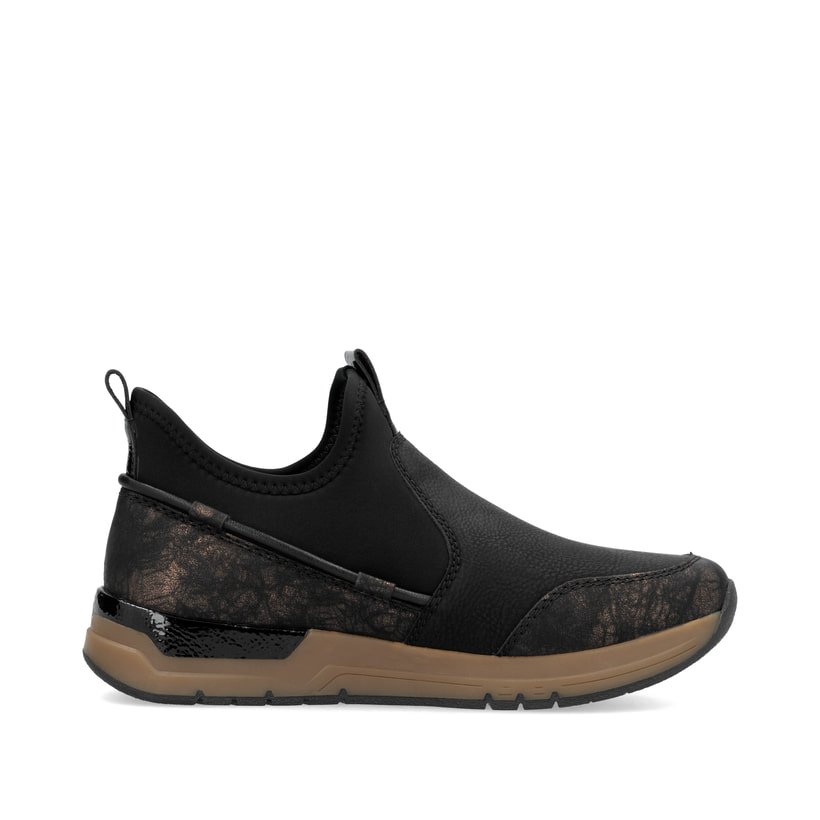 Rieker Artikelnummer 58954-00 Rieker Damen Slipper urbanschwarz Saisonschlussverkauf