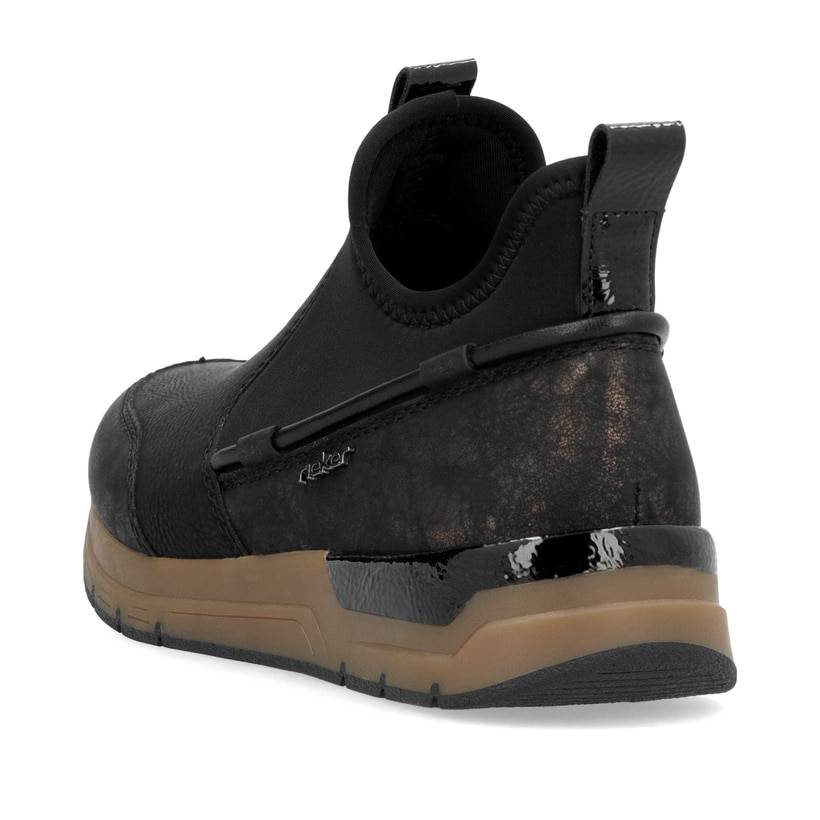 Rieker Artikelnummer 58954-00 Rieker Damen Slipper urbanschwarz Saisonschlussverkauf