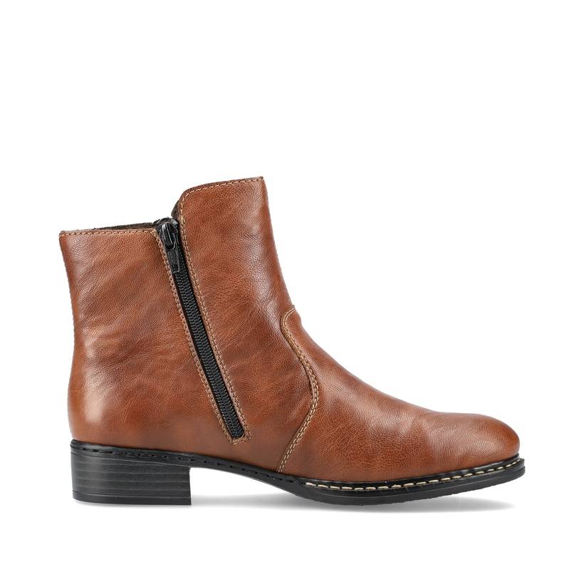 Rieker Artikelnummer 73450-22 Rieker Damen Stiefeletten karamellbraun Muttertagsangebot
