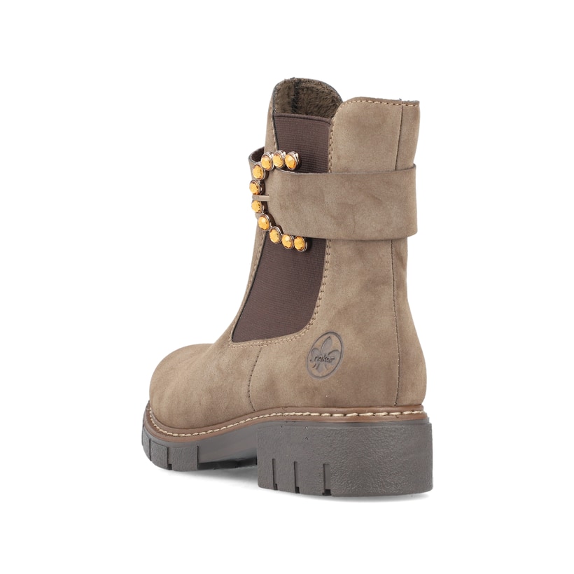 Rieker Artikelnummer Z3564-25 Rieker Damen Chelsea Boots beigebraun Jubiläumsangebot