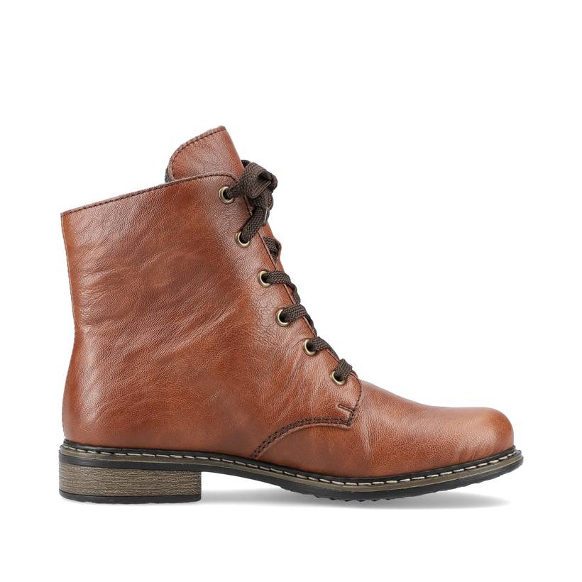 Rieker Artikelnummer 71204-22 Rieker Damen Schnürstiefel kastanienbraun Heißer Verkauf