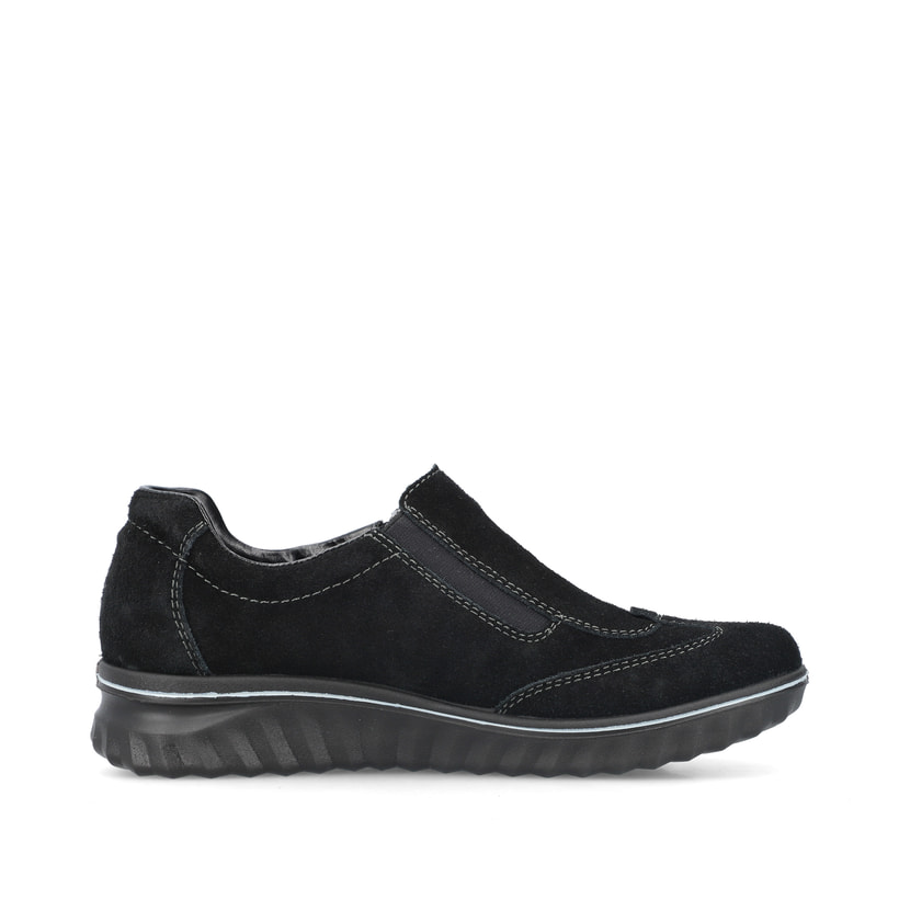 Rieker Artikelnummer 59071-00 Rieker Damen Slipper asphaltschwarz Neueste Mode