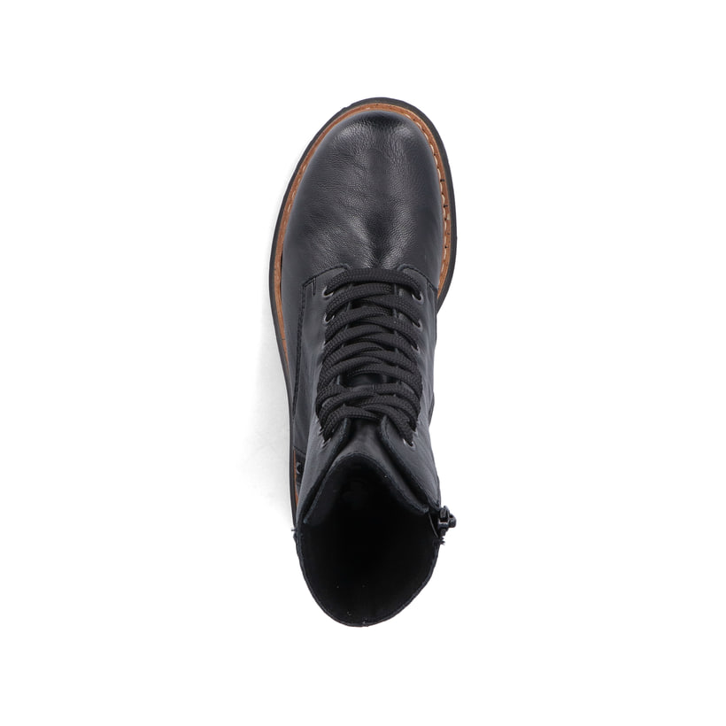 Rieker Artikelnummer 72647-00 Rieker Damen Biker Boots asphaltschwarz Online Outlet