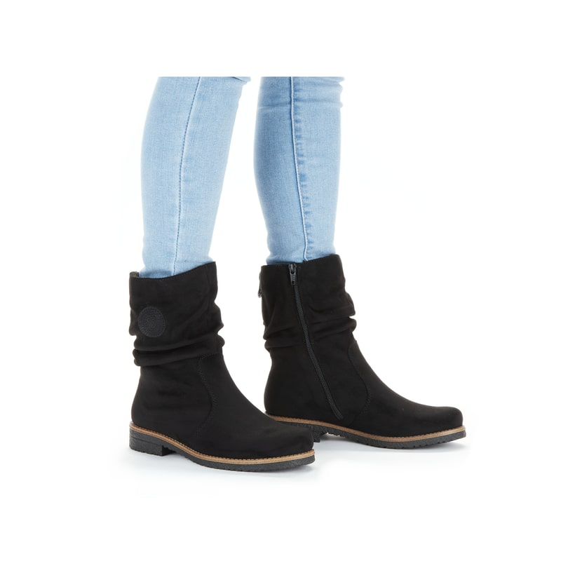 Rieker Artikelnummer 73560-00 Rieker Damen Kurzstiefel graphitschwarz Blitzangebot