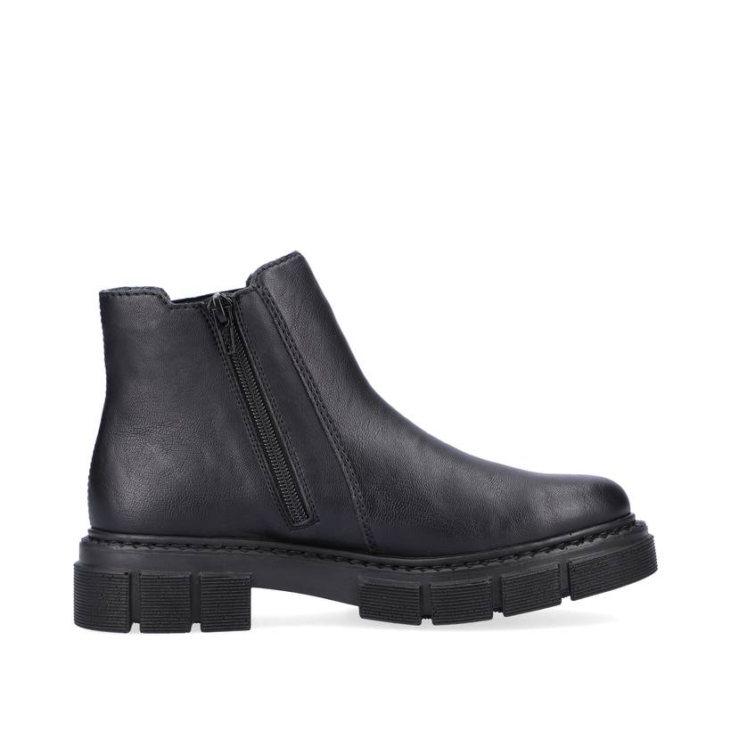 Rieker Artikelnummer M3854-00 Rieker Damen Chelsea Boots graphitschwarz Große Rabatte