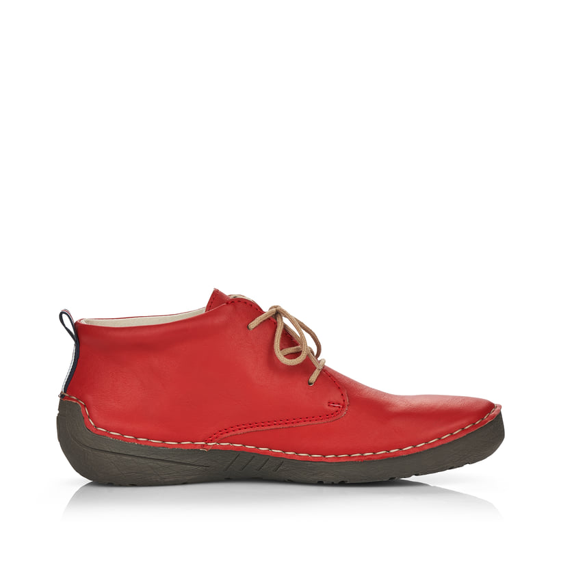 Rieker Artikelnummer 52522-33 Rieker Damen Schnürschuhe rubinrot Neuheiten