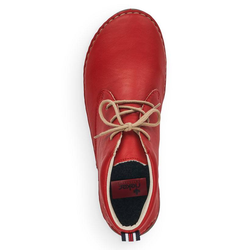 Rieker Artikelnummer 52522-33 Rieker Damen Schnürschuhe rubinrot Neuheiten