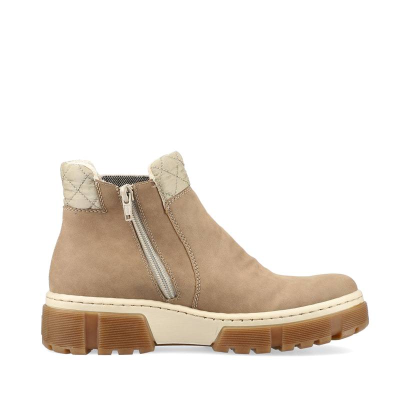 Rieker Artikelnummer X8674-64 Rieker Damen Chelsea Boots cremebeige Saisonale Angebote