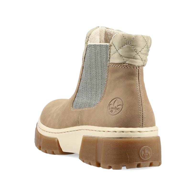 Rieker Artikelnummer X8674-64 Rieker Damen Chelsea Boots cremebeige Saisonale Angebote