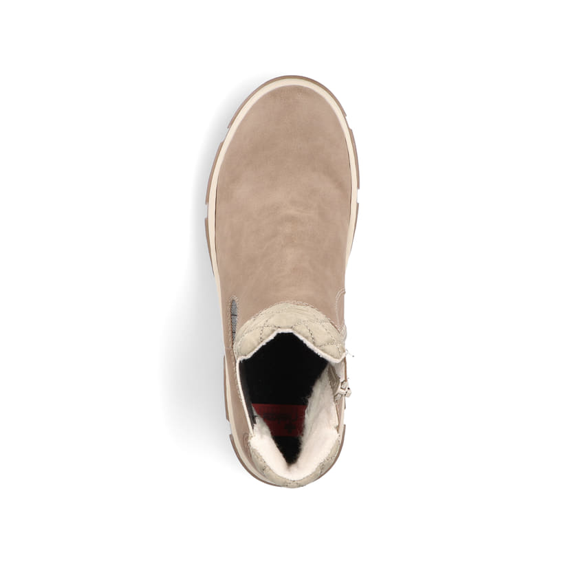 Rieker Artikelnummer X8674-64 Rieker Damen Chelsea Boots cremebeige Saisonale Angebote