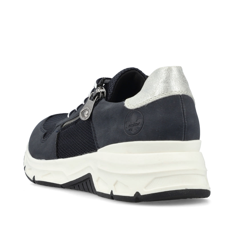 Rieker Artikelnummer 48135-14 Rieker Damen Sneaker Low stahlblau Räumungsverkauf