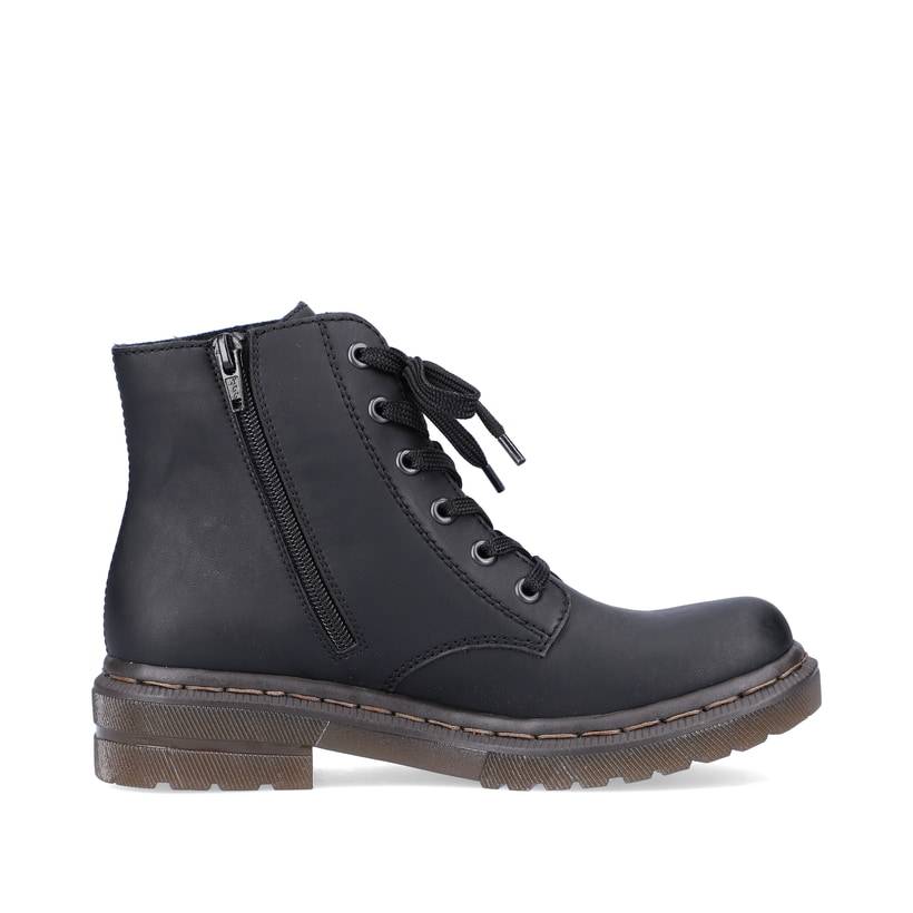 Rieker Artikelnummer 78240-00 Rieker Damen Schnürstiefel carbonschwarz Tägliche Deals