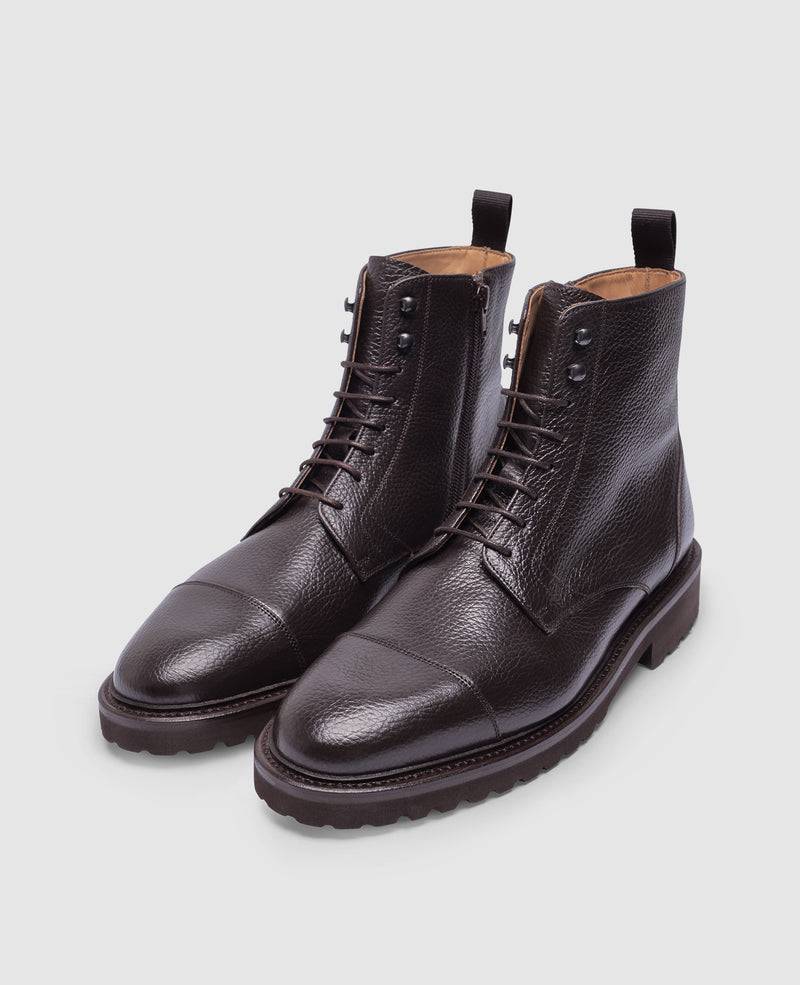 Shoepassion Winston CDB6 Derby Boot in Dunkelbraun - Henry Stevens Shoepassion Clearance-Verkauf