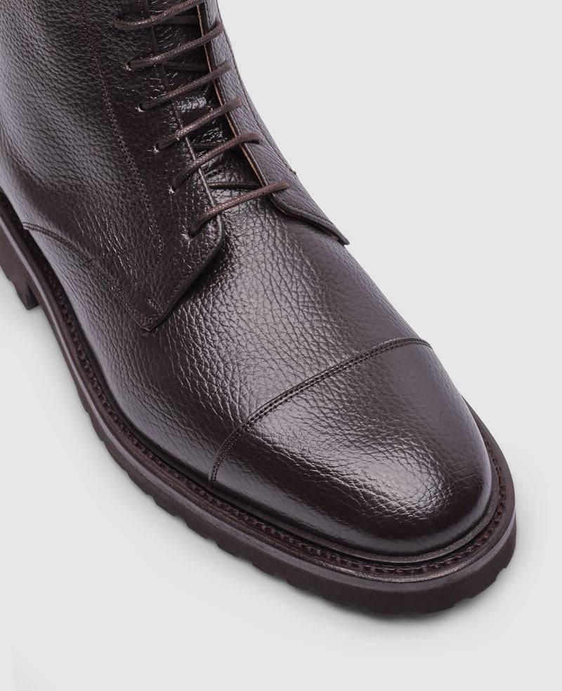 Shoepassion Winston CDB6 Derby Boot in Dunkelbraun - Henry Stevens Shoepassion Clearance-Verkauf