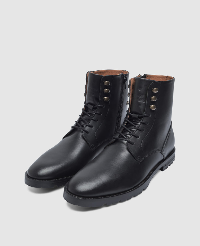 Shoepassion Wallace PDB Derby Boot in Schwarz - Henry Stevens Shoepassion Outlet