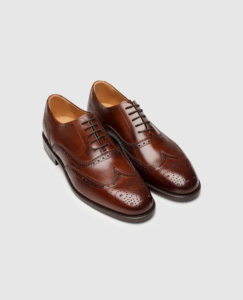 Shoepassion Rahmengenähter Full-Brogue Oxford Herrenschuh Henry Stevens Shoepassion Fabrikverkauf