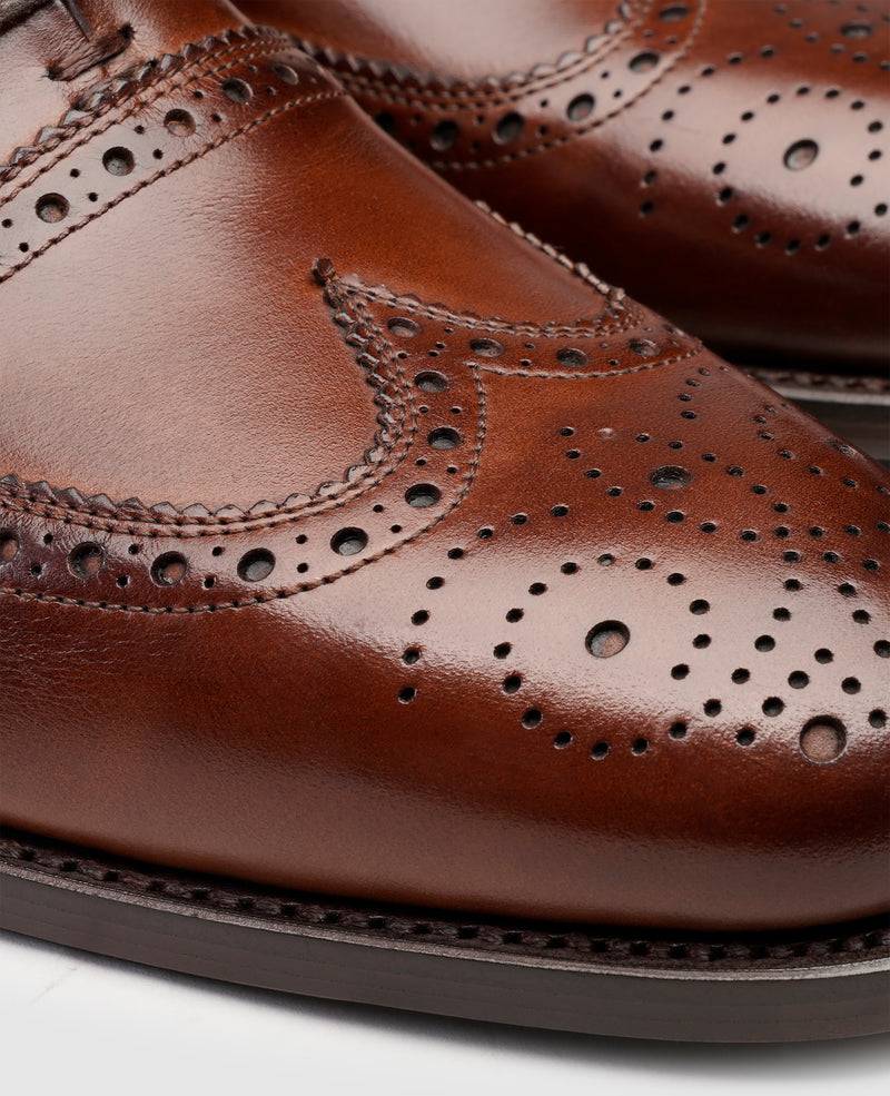 Shoepassion Rahmengenähter Full-Brogue Oxford Herrenschuh Henry Stevens Shoepassion Fabrikverkauf