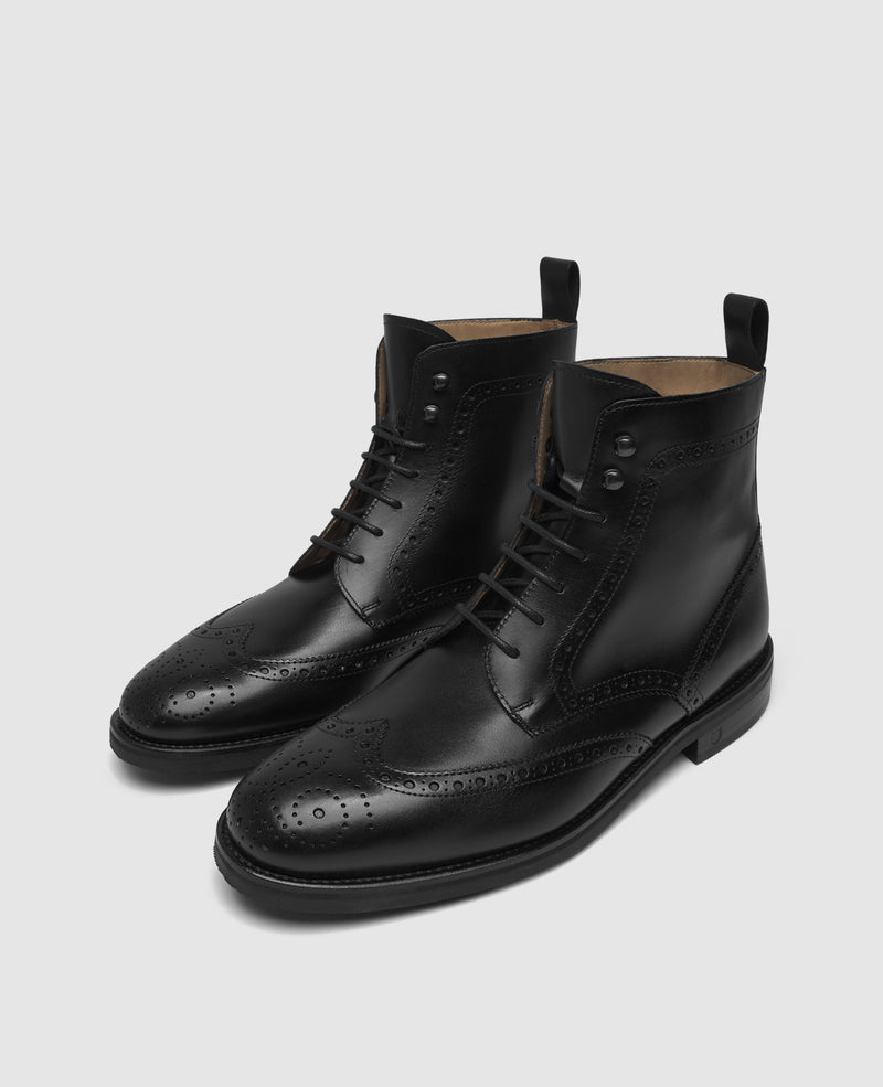 Shoepassion Winston FBDB2 Derby Boot in Schwarz - Henry Stevens Shoepassion Blitzverkäufe