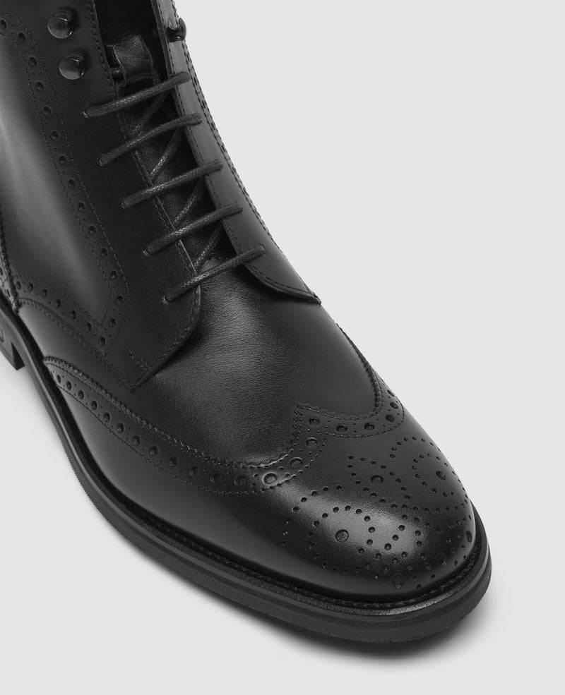 Shoepassion Winston FBDB2 Derby Boot in Schwarz - Henry Stevens Shoepassion Blitzverkäufe
