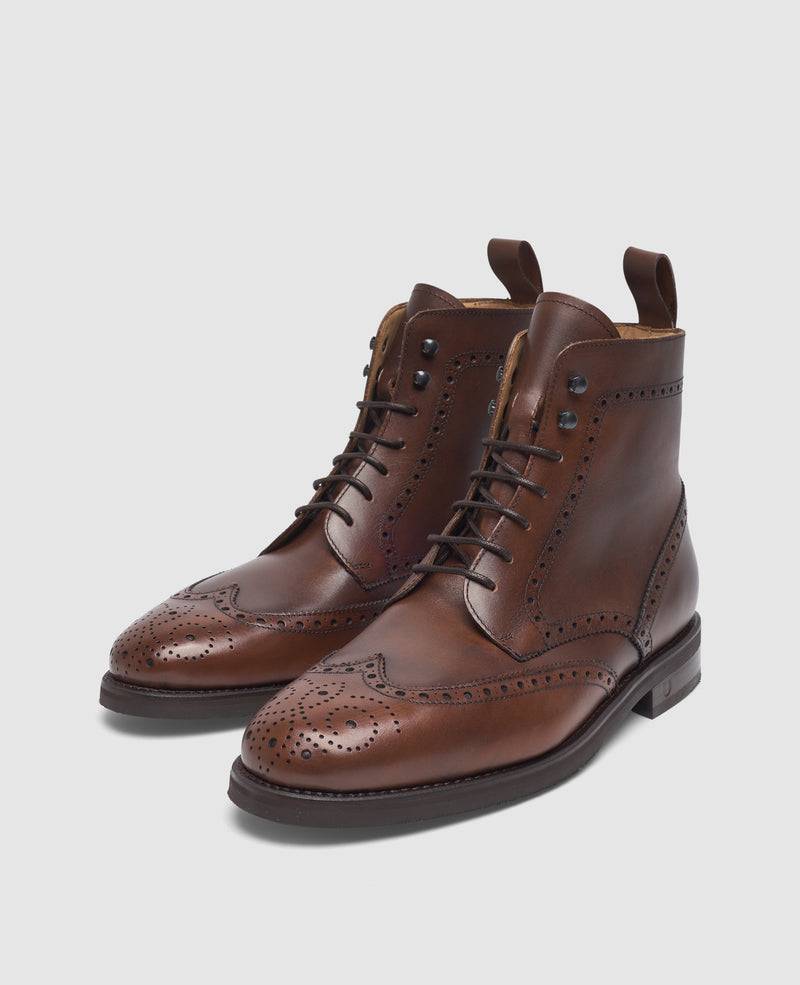 Shoepassion Winston FBDB2 Derby Boot in Mittelbraun - Henry Stevens Shoepassion Kostenloser Versand