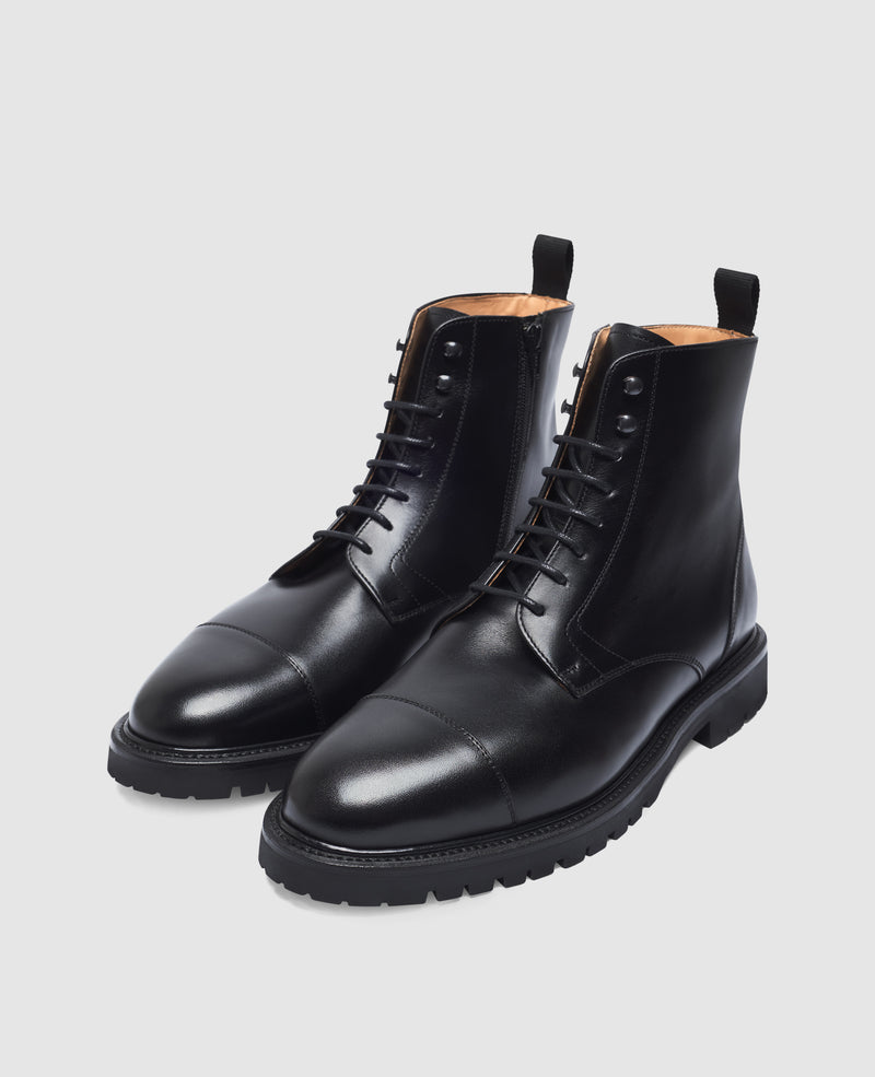 Shoepassion Jones CDB3 Derby Boot in Schwarz - Henry Stevens Shoepassion Limitierter Zeitrabatt