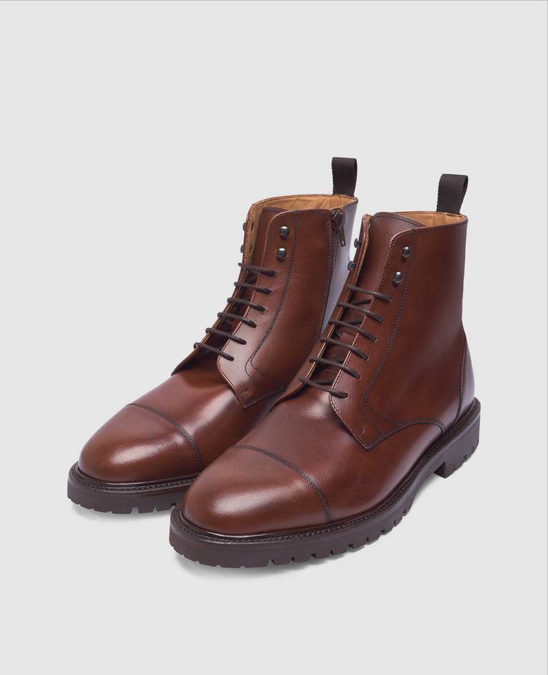 Shoepassion Jones CDB3 Derby Boot in Mittelbraun - Henry Stevens Shoepassion Fabrik Onlineshop