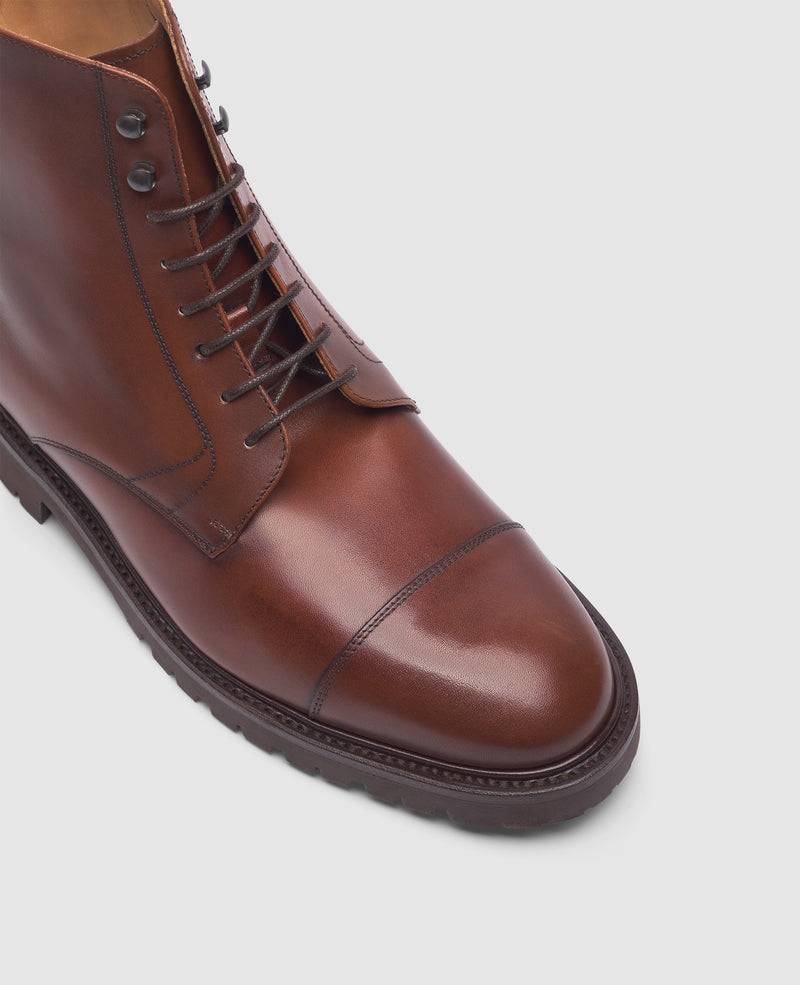 Shoepassion Jones CDB3 Derby Boot in Mittelbraun - Henry Stevens Shoepassion Fabrik Onlineshop