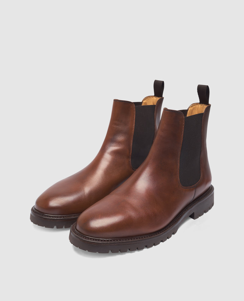 Shoepassion Jones CB3 Chelsea Boot in Mittelbraun - Henry Stevens Shoepassion Sonderangebot