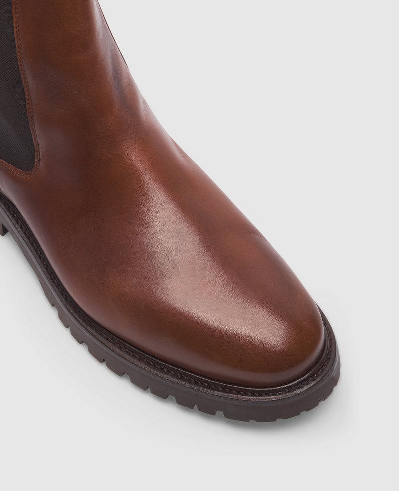Shoepassion Jones CB3 Chelsea Boot in Mittelbraun - Henry Stevens Shoepassion Sonderangebot
