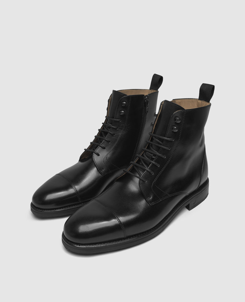Shoepassion Winston CDB2 Derby Boot in Schwarz - Henry Stevens Shoepassion Heißer Verkauf