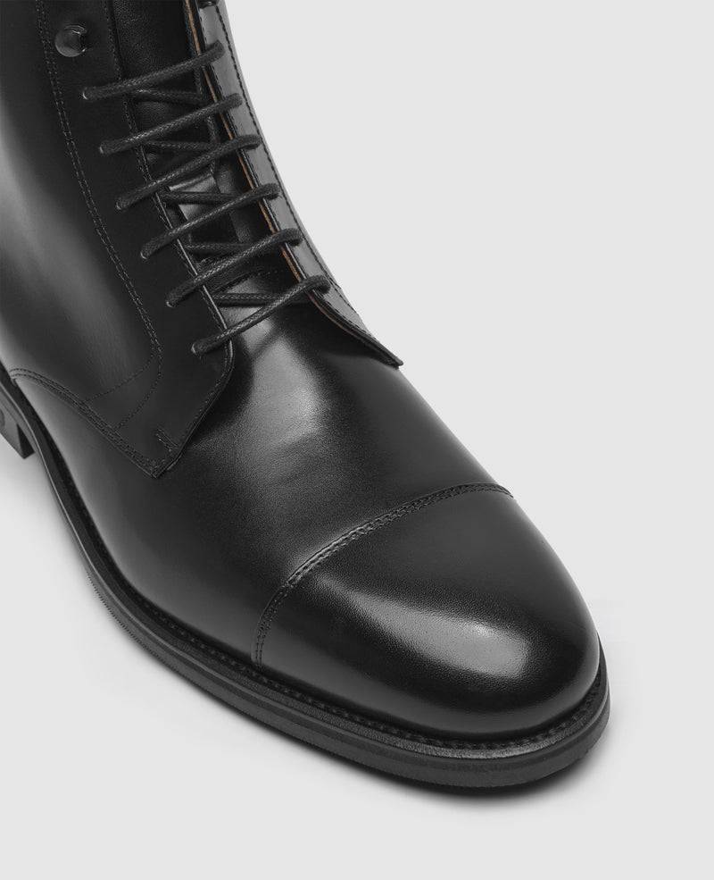 Shoepassion Winston CDB2 Derby Boot in Schwarz - Henry Stevens Shoepassion Heißer Verkauf