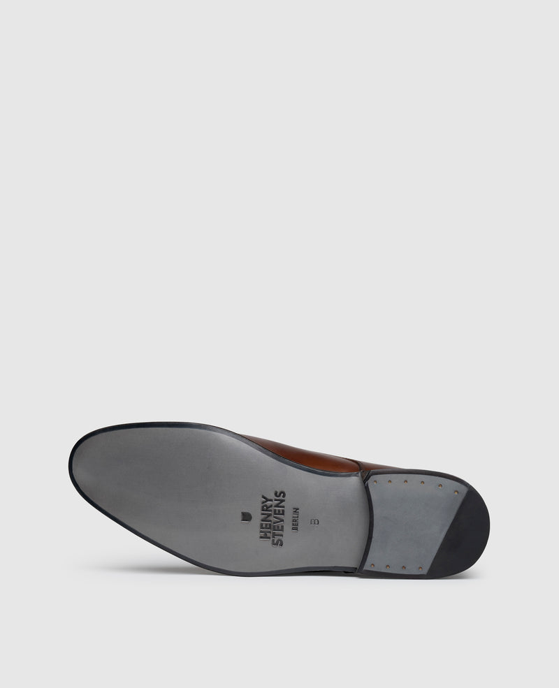Shoepassion Rahmengenähter Plain Derby Herrenschuh aus Leder Henry Stevens Shoepassion Exklusive Angebote