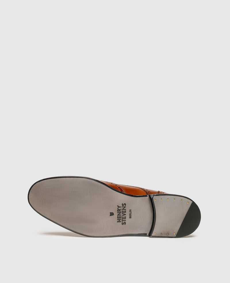 Shoepassion Rahmengenähte Full-Brogue Derby Herrenschuhe mit Glattleder Shoepassion Saisonale Angebote