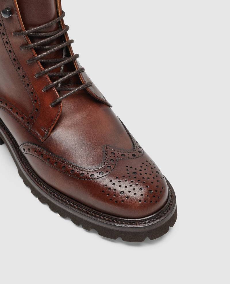 Shoepassion Bonnie FBDB5 Derby Boot in Mittelbraun - Henry Stevens Shoepassion JETZT KAUFEN