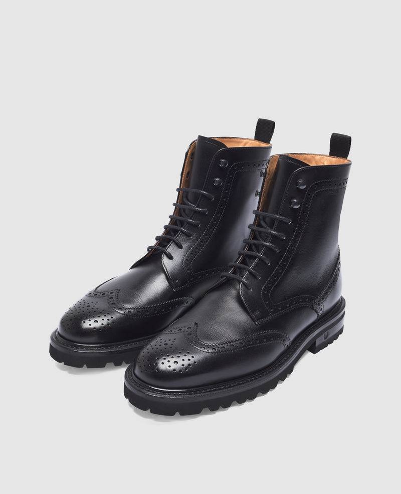 Shoepassion Bonnie FBDB5 Derby Boot in Schwarz - Henry Stevens Shoepassion Neueste Stile