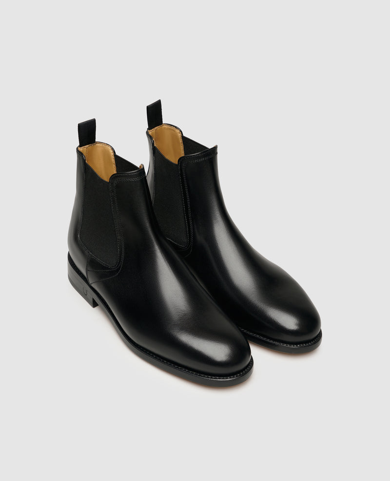 Shoepassion Rahmengenähter Damen Chelsea Boot aus Kalbsleder Henry Stevens Shoepassion Super Rabatt