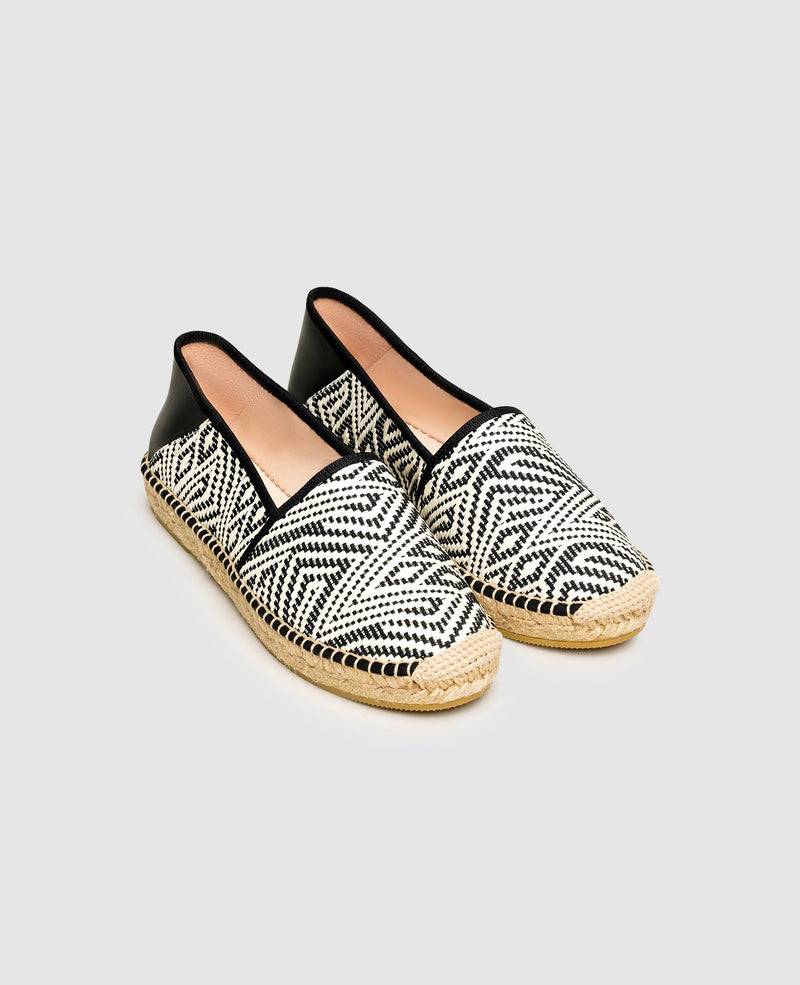 Shoepassion Gemusterte Espadrilles aus Textil Henry Stevens Shoepassion 50% Rabatt mit kostenlosem Versand