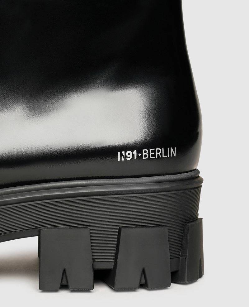 Shoepassion Leder-Schnürstiefelette mit Plateausohle für Damen N91 Shoepassion Clearance-Verkauf