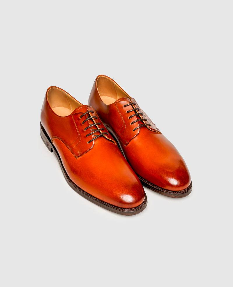 Shoepassion Rahmengenähte Plain Derby Herrenschuhe aus edlem Glattleder Shoepassion Vatertagsangebot